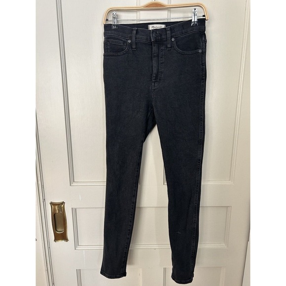 Madewell Women’s Black 10” High Rise Skinny Jeans Size 27 - Picture 1 of 9